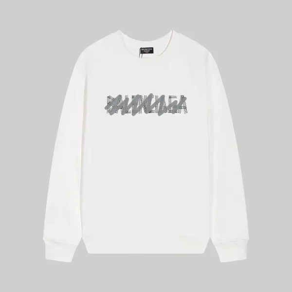 【BALENCIAGA 公式旗艦店】バレンシアガ 丸首の衛衣 スウェット ご好評に付き再入荷 240809