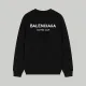 【BALENCIAGA 公式旗艦店】バレンシアガ 丸首の衛衣 スウェット ご好評に付き再入荷 240809