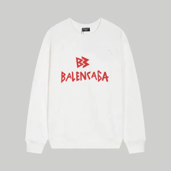 【BALENCIAGA 公式旗艦店】バレンシアガ 丸首の衛衣 スウェット ご好評に付き再入荷 240809