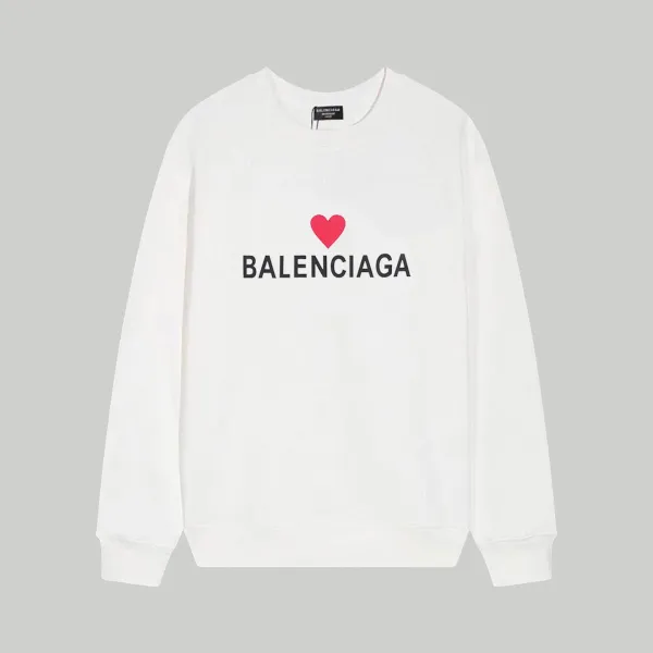 【BALENCIAGA 公式旗艦店】バレンシアガ 丸首の衛衣 スウェット ご好評に付き再入荷 240809