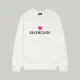 【BALENCIAGA 公式旗艦店】バレンシアガ 丸首の衛衣 スウェット ご好評に付き再入荷 240809