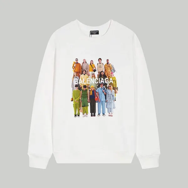 【BALENCIAGA 公式旗艦店】バレンシアガ 丸首の衛衣 スウェット ご好評に付き再入荷 240809