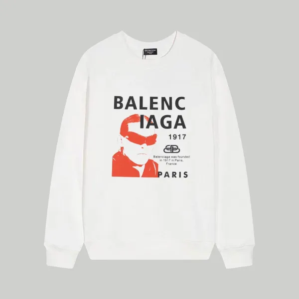 【BALENCIAGA 公式旗艦店】バレンシアガ 丸首の衛衣 スウェット ご好評に付き再入荷 240809