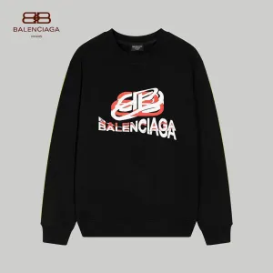 【BALENCIAGA 公式旗艦店】バレンシアガ 丸首の衛衣 スウェット ご好評に付き再入荷 240809