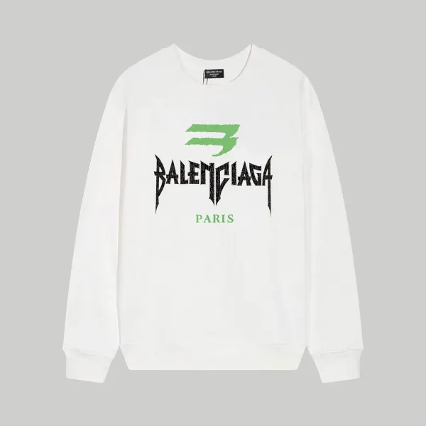 【BALENCIAGA 公式旗艦店】バレンシアガ 丸首の衛衣 スウェット ご好評に付き再入荷 240809