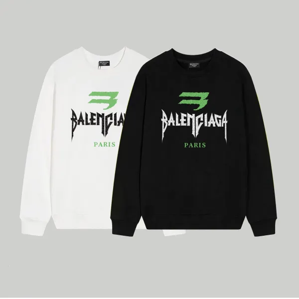 【BALENCIAGA 公式旗艦店】バレンシアガ 丸首の衛衣 スウェット ご好評に付き再入荷 240809