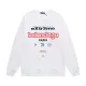 【BALENCIAGA 公式旗艦店】バレンシアガ 丸首の衛衣 スウェット ご好評に付き再入荷 240809
