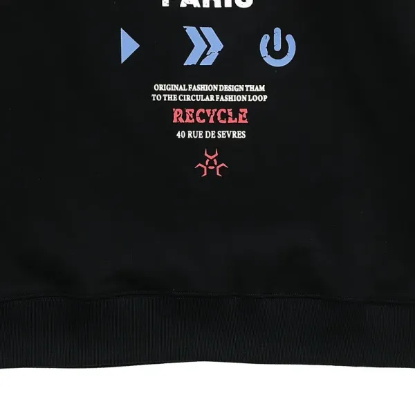 【BALENCIAGA 公式旗艦店】バレンシアガ 丸首の衛衣 スウェット ご好評に付き再入荷 240809