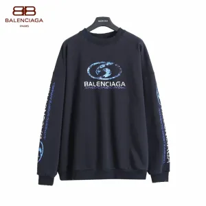【BALENCIAGA 公式旗艦店】バレンシアガ 丸首の衛衣 スウェット ご好評に付き再入荷！