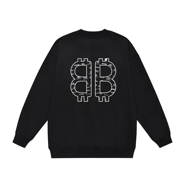 【BALENCIAGA 公式旗艦店】バレンシアガ 丸首の衛衣 スウェット ご好評に付き再入荷！