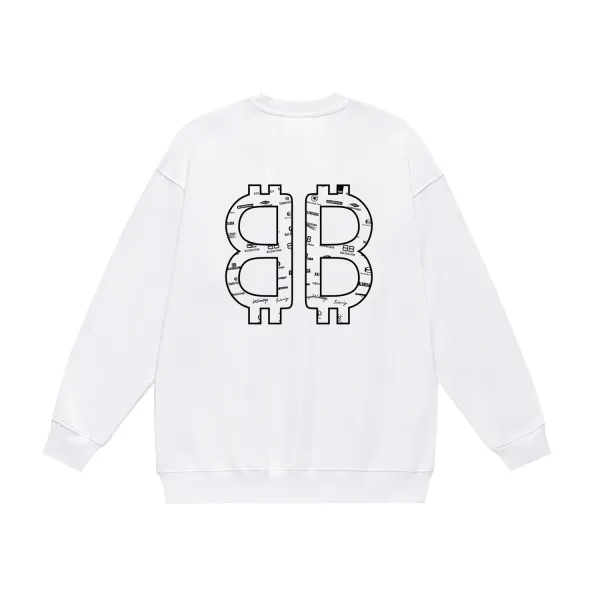 【BALENCIAGA 公式旗艦店】バレンシアガ 丸首の衛衣 スウェット ご好評に付き再入荷！