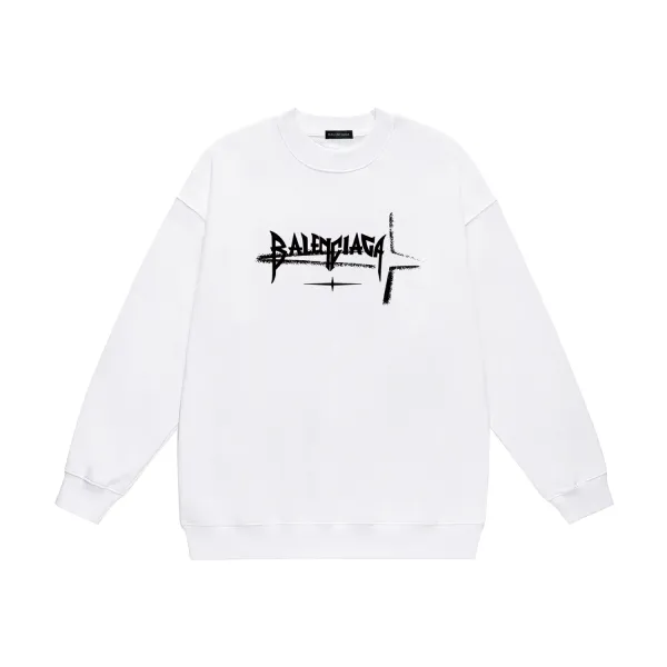 【BALENCIAGA 公式旗艦店】バレンシアガ 丸首の衛衣 スウェット ご好評に付き再入荷！