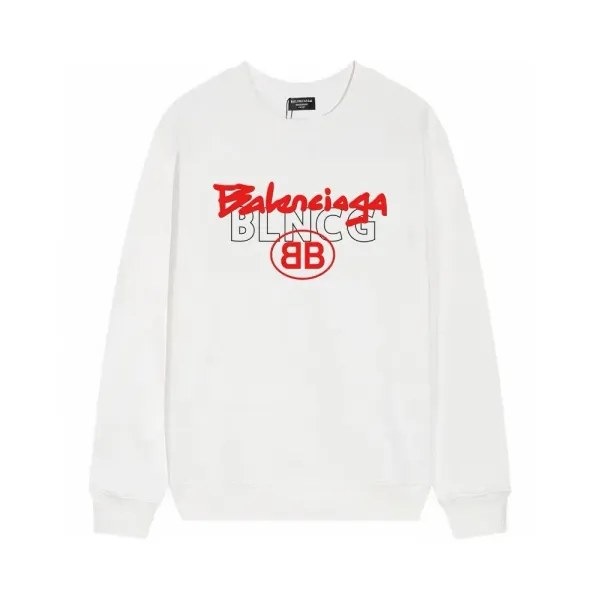【BALENCIAGA 公式旗艦店】バレンシアガ 丸首の衛衣 スウェット ご好評に付き再入荷！