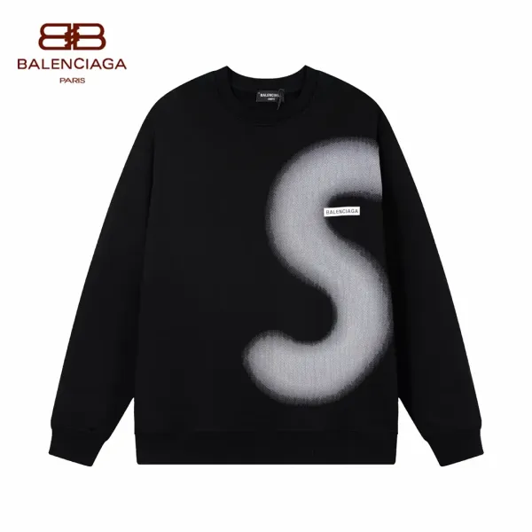 【BALENCIAGA 公式旗艦店】バレンシアガ 丸首の衛衣 スウェット ご好評に付き再入荷！