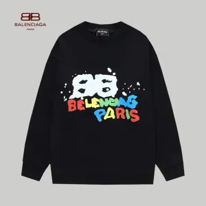【BALENCIAGA 公式旗艦店】バレンシアガ  丸首の衛衣   スウェットご好評に付き再入荷！