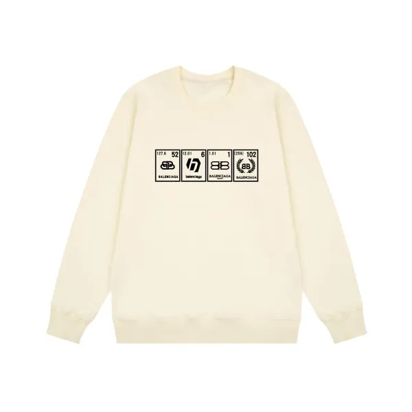 【BALENCIAGA 公式旗艦店】バレンシアガ 丸首の衛衣 スウェット ご好評に付き再入荷！