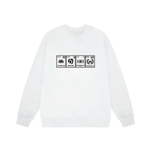 【BALENCIAGA 公式旗艦店】バレンシアガ 丸首の衛衣 スウェット ご好評に付き再入荷！