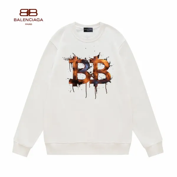 【BALENCIAGA 公式旗艦店】バレンシアガ 丸首の衛衣 スウェット ご好評に付き再入荷！