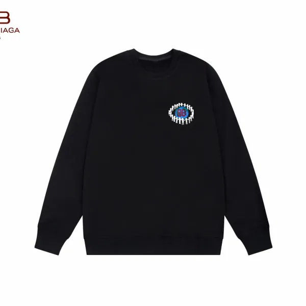 【BALENCIAGA 公式旗艦店】バレンシアガ 丸首の衛衣 スウェット ご好評に付き再入荷！