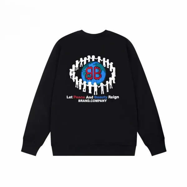 【BALENCIAGA 公式旗艦店】バレンシアガ 丸首の衛衣 スウェット ご好評に付き再入荷！