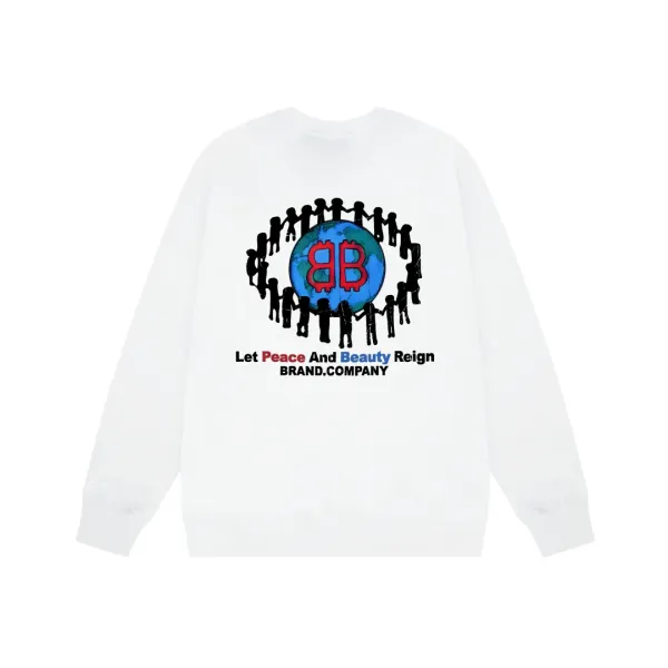 【BALENCIAGA 公式旗艦店】バレンシアガ 丸首の衛衣 スウェット ご好評に付き再入荷！