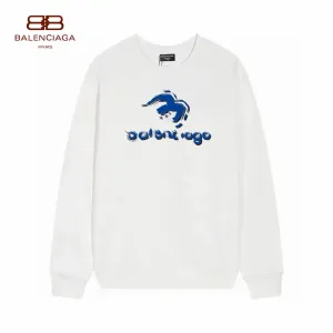 【BALENCIAGA 公式旗艦店】バレンシアガ 丸首の衛衣 スウェット ご好評に付き再入荷！