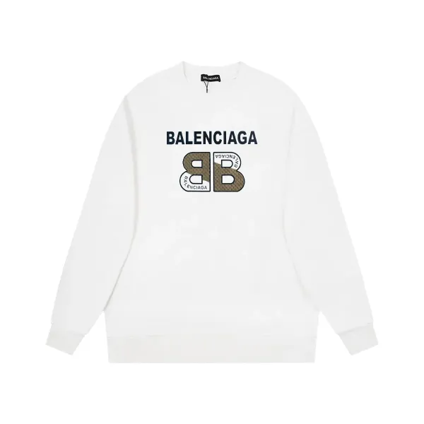 【BALENCIAGA 公式旗艦店】バレンシアガ 丸首の衛衣 スウェット ご好評に付き再入荷！