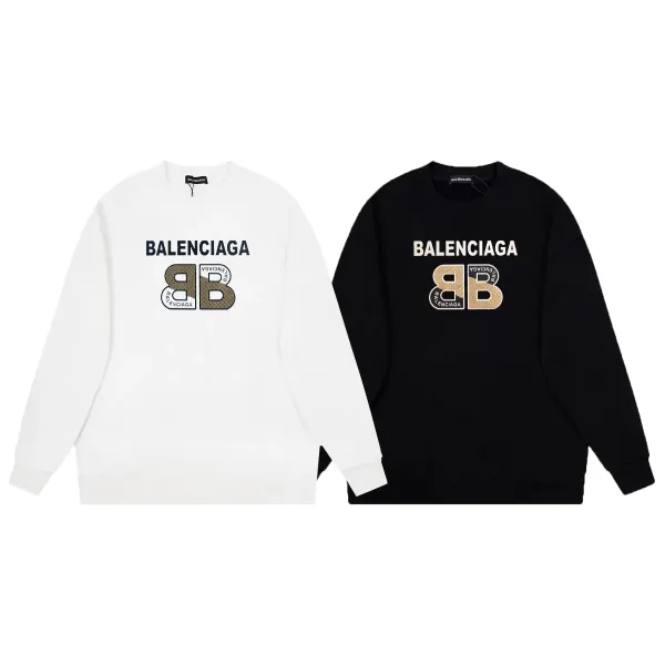 【BALENCIAGA 公式旗艦店】バレンシアガ 丸首の衛衣 スウェット ご好評に付き再入荷！