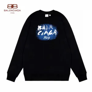 【BALENCIAGA 公式旗艦店】バレンシアガ 丸首の衛衣 スウェット ご好評に付き再入荷！