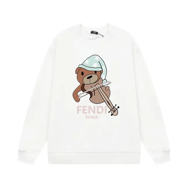 【FENDI 公式旗艦店】フェンディ  丸首の衛衣 スウェットご好評に付き再入荷！250110