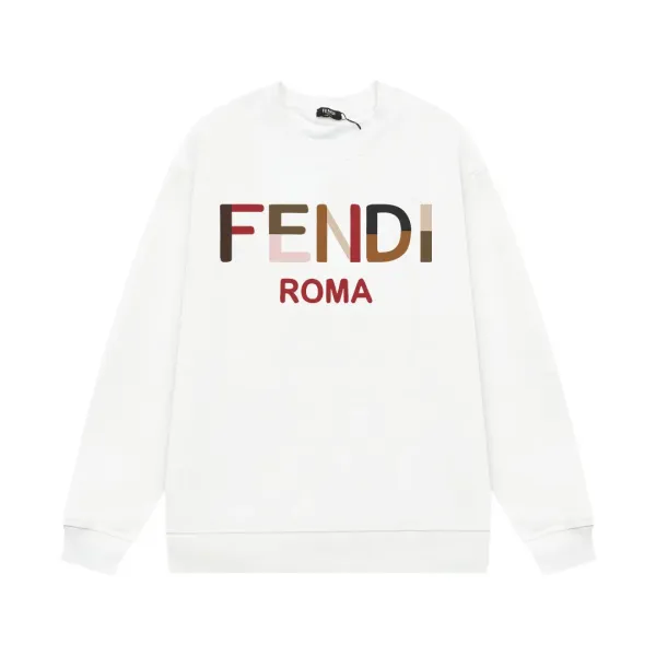 【FENDI 公式旗艦店】フェンディ  丸首の衛衣 スウェットご好評に付き再入荷！250110