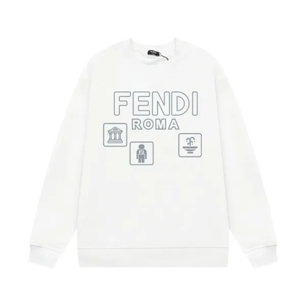 【FENDI 公式旗艦店】フェンディ  丸首の衛衣 スウェットご好評に付き再入荷！250110