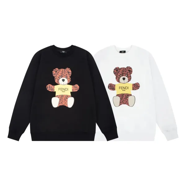 【FENDI  公式旗艦店】フェンディ  丸首の衛衣 スウェット ご好評に付き再入荷  240925