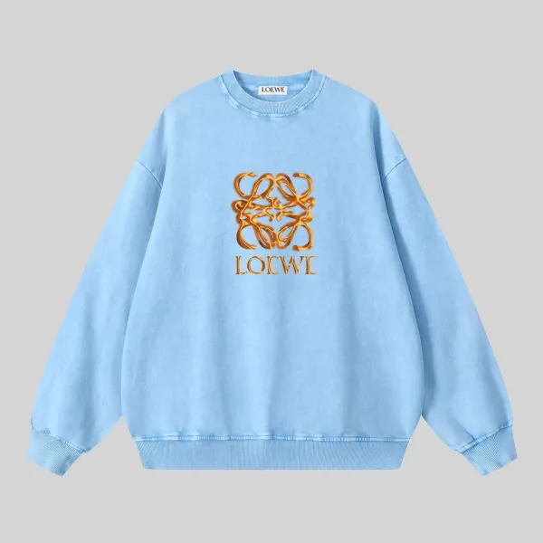 【LOEWE 公式旗艦店】ロエベ 丸首の衛衣 スウェット ご好評に付き再入荷！241115
