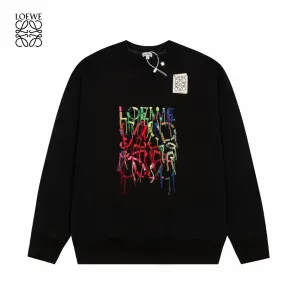 【LOEWE 公式旗艦店】ロエベ 丸首の衛衣 スウェット ご好評に付き再入荷 240925