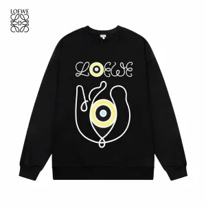 【LOEWE 公式旗艦店】ロエベ  丸首の衛衣 スウェット ご好評に付き再入荷 240925