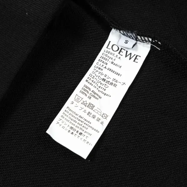 【LOEWE 公式旗艦店】ロエベ  丸首の衛衣 スウェット ご好評に付き再入荷 240925