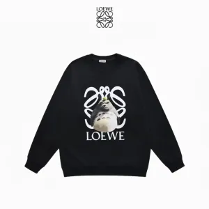 【LOEWE 公式旗艦店】ロエベ  丸首の衛衣  スウェットご好評に付き再入荷 240817