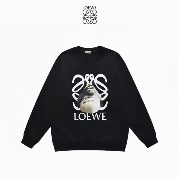 【LOEWE 公式旗艦店】ロエベ  丸首の衛衣  スウェットご好評に付き再入荷 240817