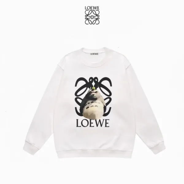 【LOEWE 公式旗艦店】ロエベ  丸首の衛衣  スウェットご好評に付き再入荷 240817