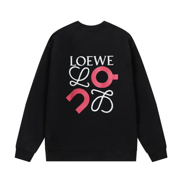 【LOEWE 公式旗艦店】ロエベ  丸首の衛衣  スウェットご好評に付き再入荷 240817
