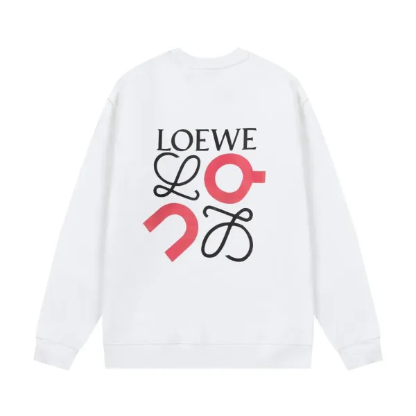 【LOEWE 公式旗艦店】ロエベ  丸首の衛衣  スウェットご好評に付き再入荷 240817