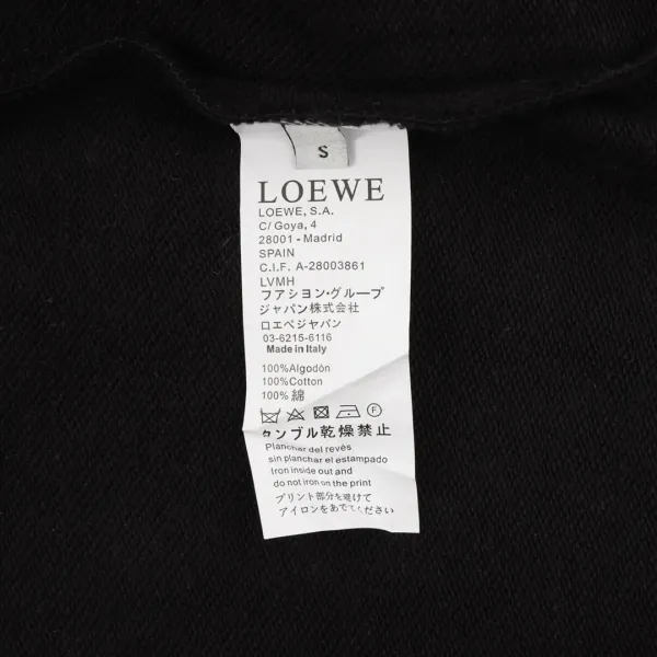 【LOEWE 公式旗艦店】 ロエベ 丸首の衛衣 スウェット ご好評に付き再入荷！
