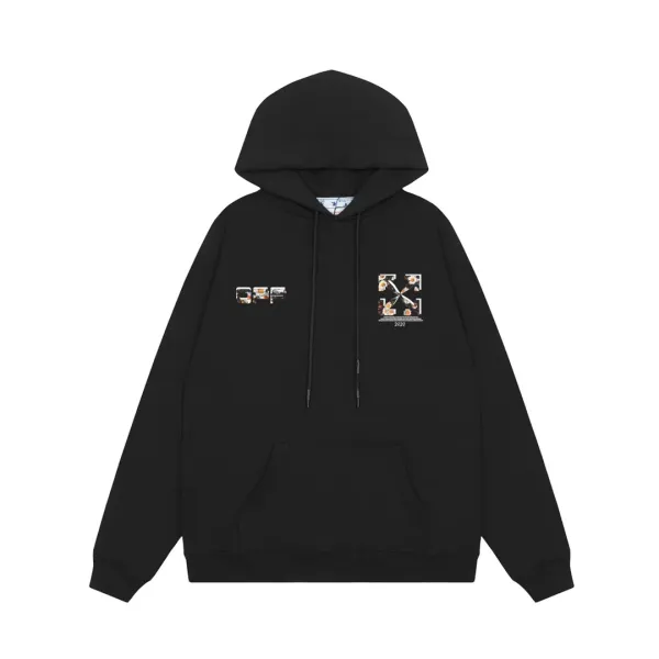 【OFF-WHITE  公式旗艦店】オフホワイトパーカースウェットご好評に付き再入荷 241127
