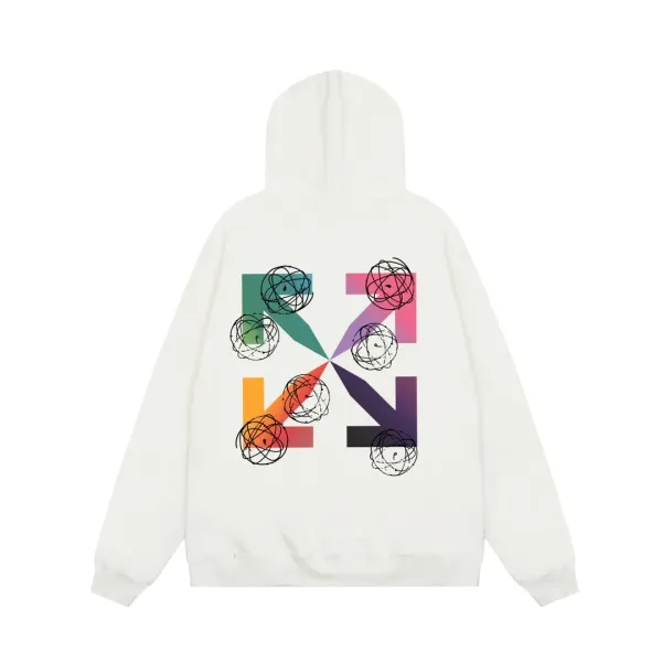 【OFF-WHITE  公式旗艦店】オフホワイトパーカースウェットご好評に付き再入荷 241127