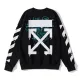 【OFF-WHITE  公式旗艦店】オフホワイト 丸首の衛衣  スウェットご好評に付き再入荷！ 241127