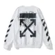 【OFF-WHITE  公式旗艦店】オフホワイト 丸首の衛衣  スウェットご好評に付き再入荷！ 241127