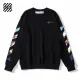 【OFF-WHITE  公式旗艦店】オフホワイト 丸首の衛衣  スウェットご好評に付き再入荷！ 241127