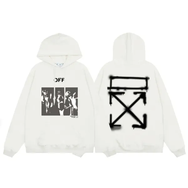 【OFF-WHITE  公式旗艦店】オフホワイトパーカースウェットご好評に付き再入荷 240806