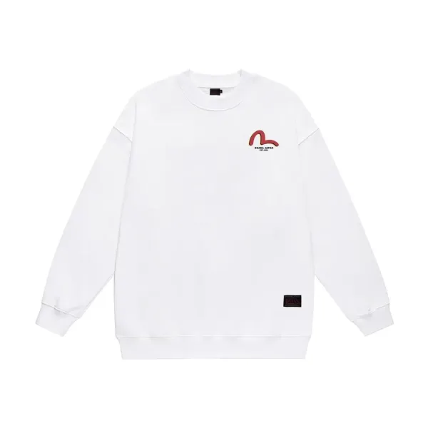 【EVISU 公式旗艦店】エヴィス 丸首の衛衣 スウェット ご好評に付き再入荷 240816